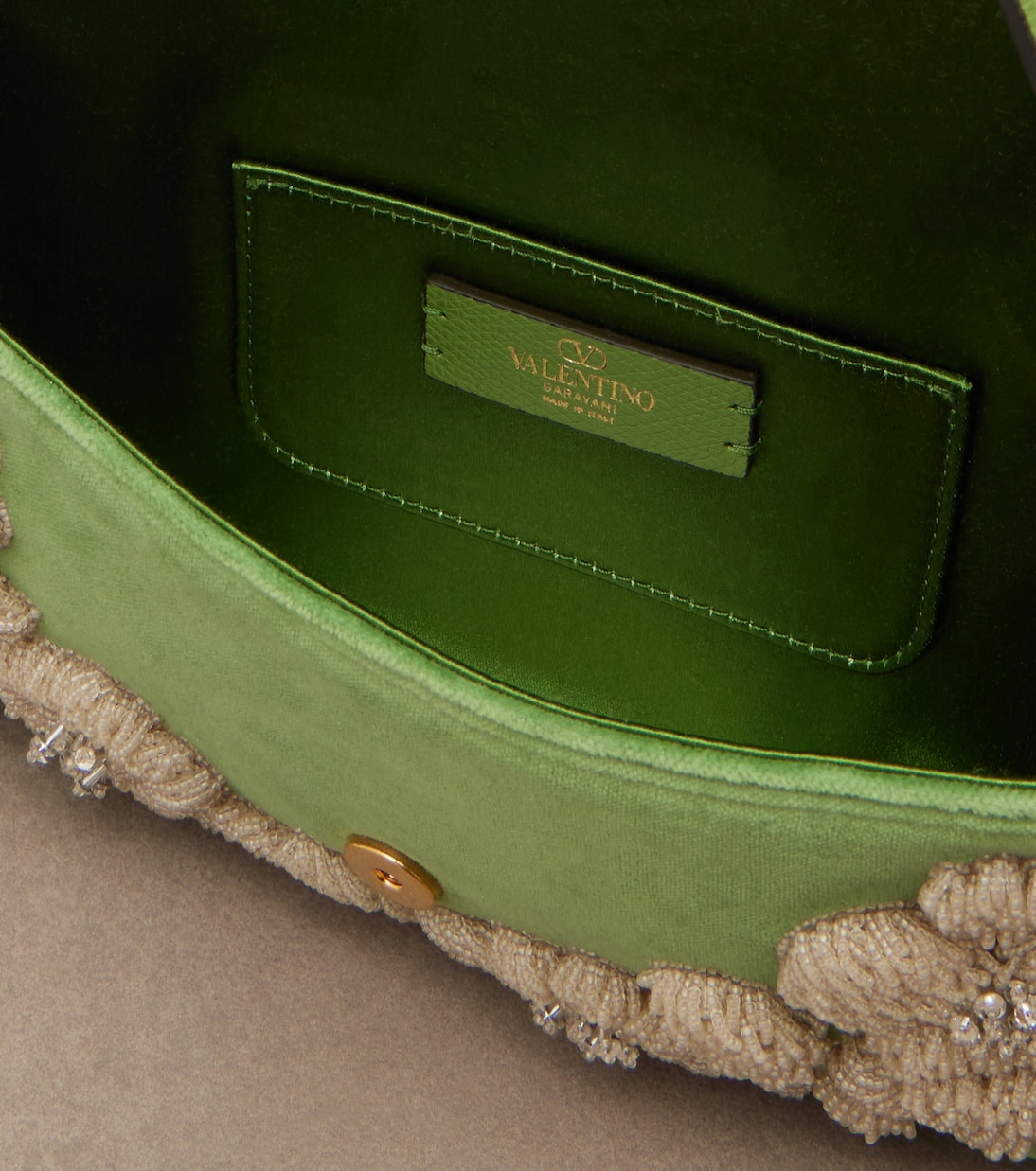 Borsa a spalla DeVain in velluto | Valentino Garavani