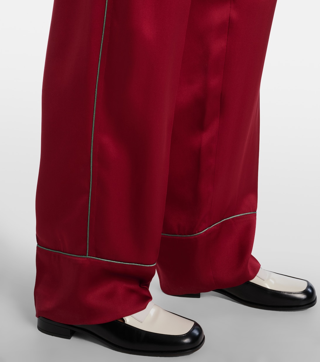 Silk satin wide-leg pants | Givenchy