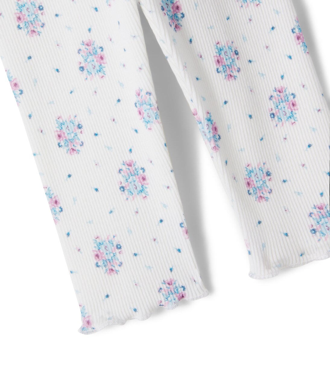 Baby floral cotton-blend leggings | Louise Misha
