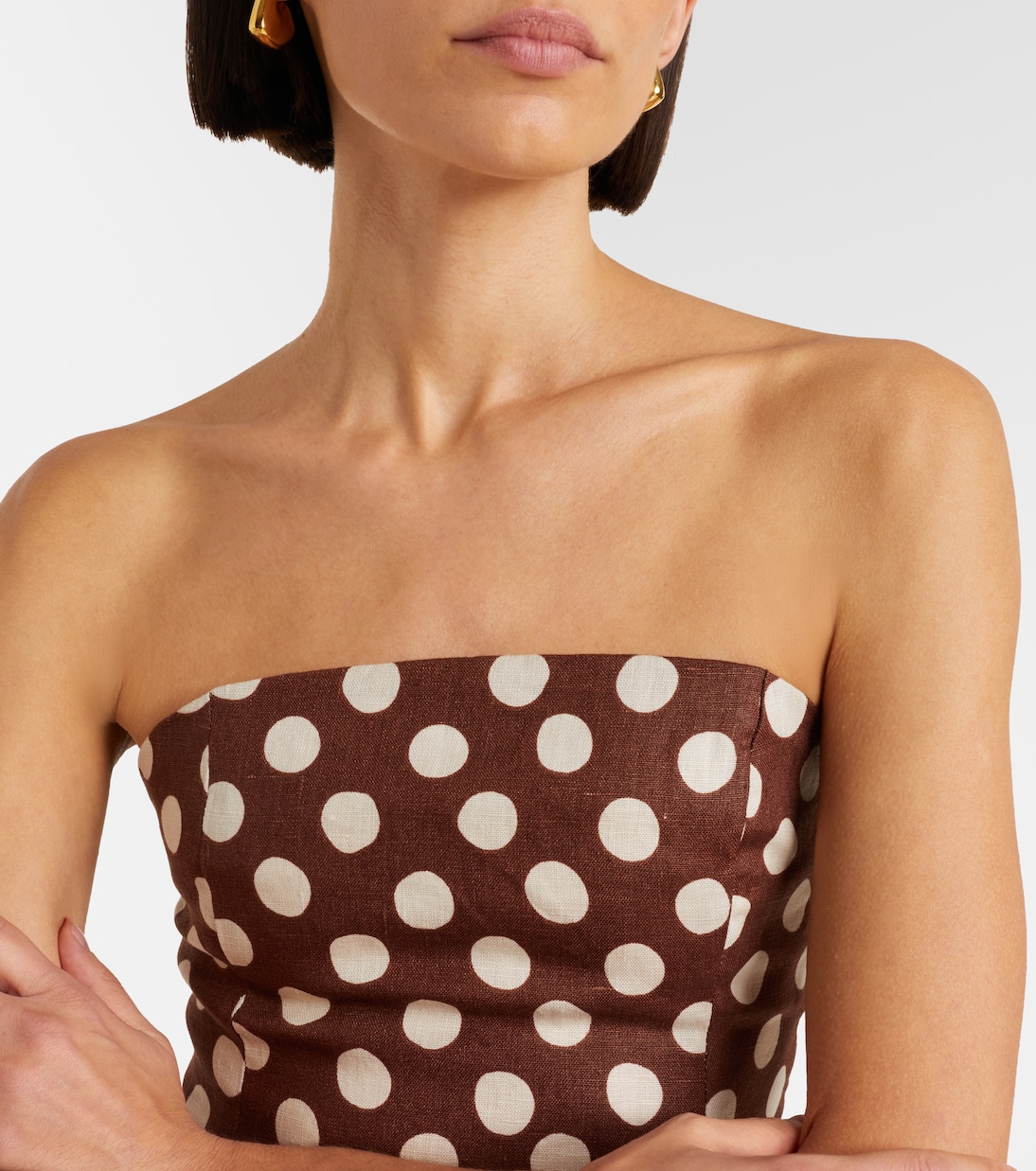 Top Petro in lino a pois | Faithfull