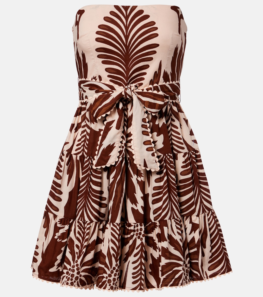 Bedrucktes Minikleid Christine aus Baumwolle | Poupette St Barth