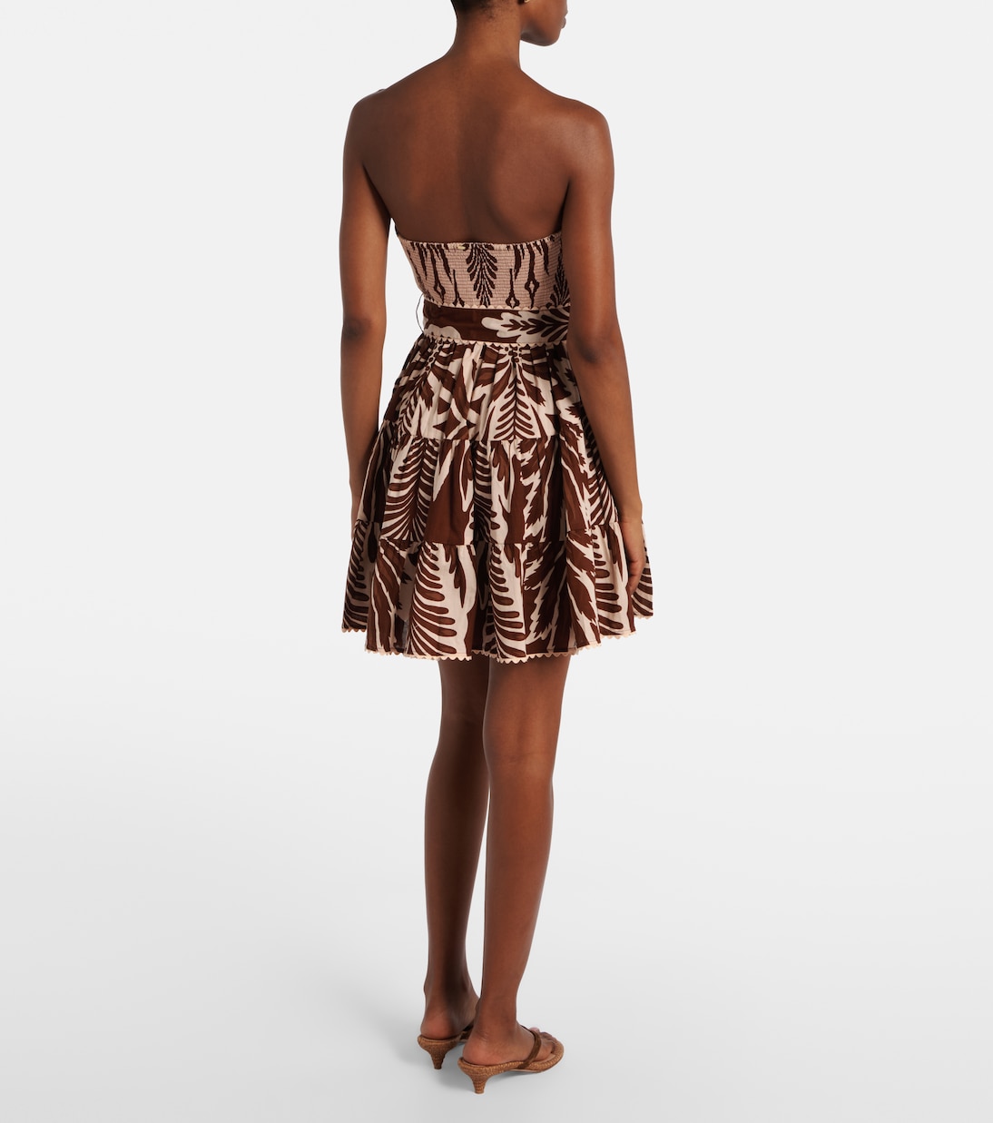 Bedrucktes Minikleid Christine aus Baumwolle | Poupette St Barth