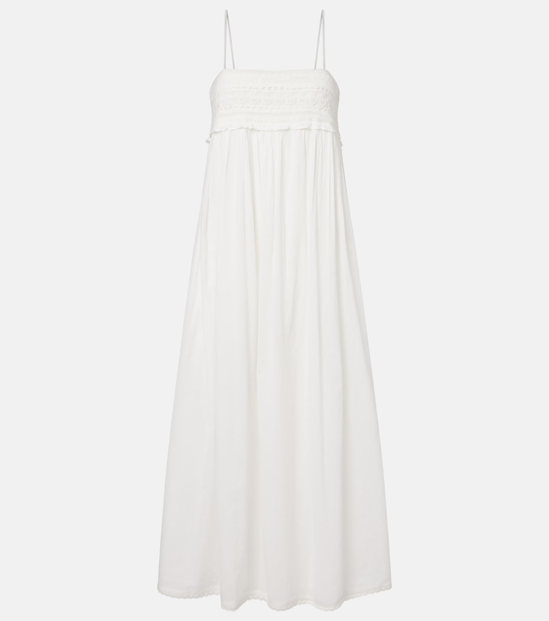 Midikleid Danielle aus Baumwolle und Spitze | Posse