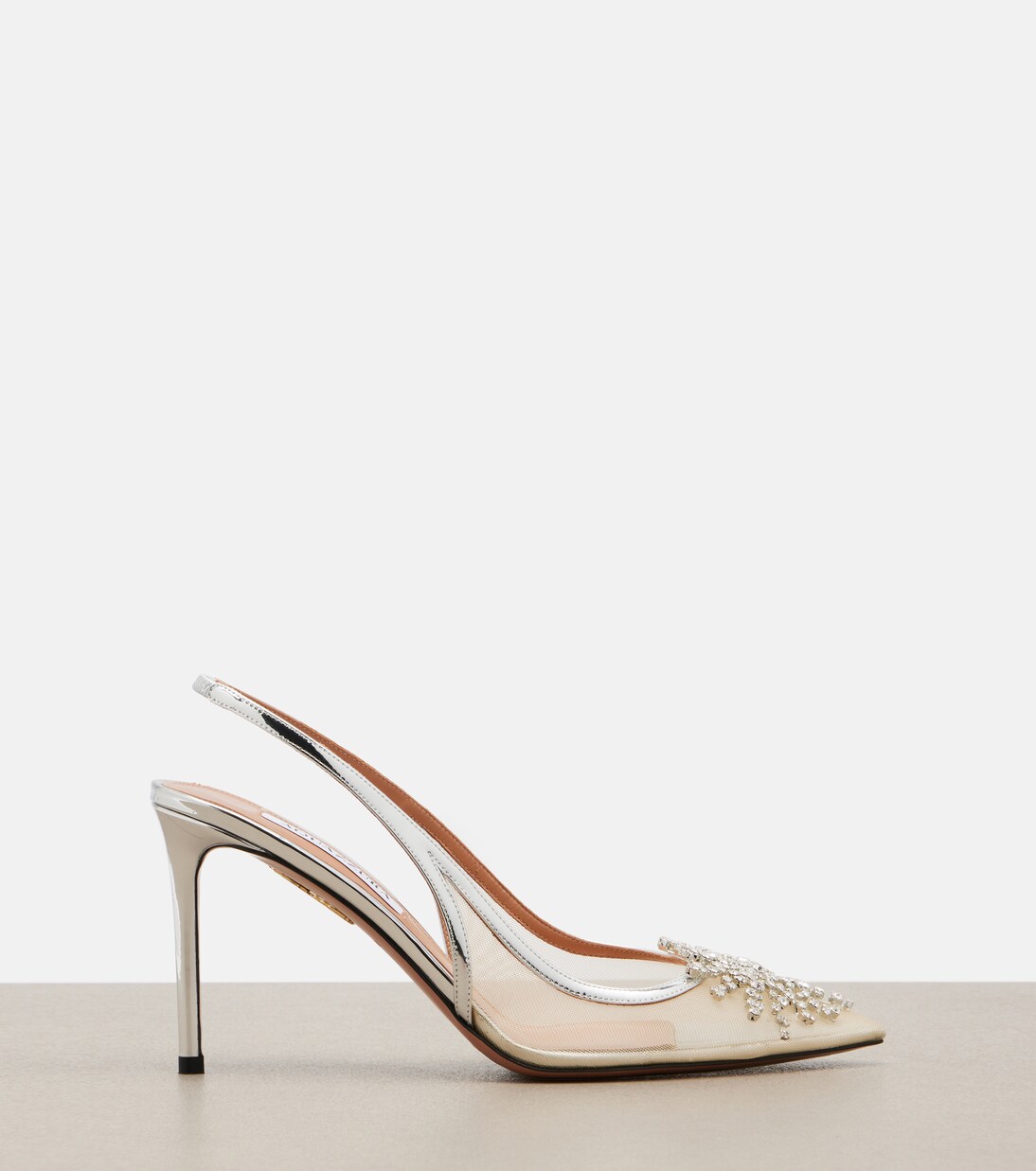 Crystal Firework slingback pumps | Aquazzura