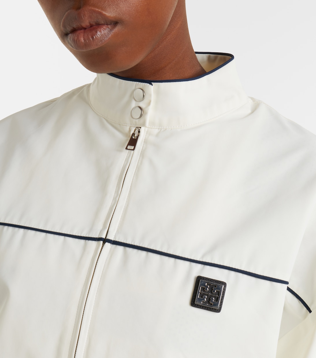 Oversized tennis jacket | Tory Burch