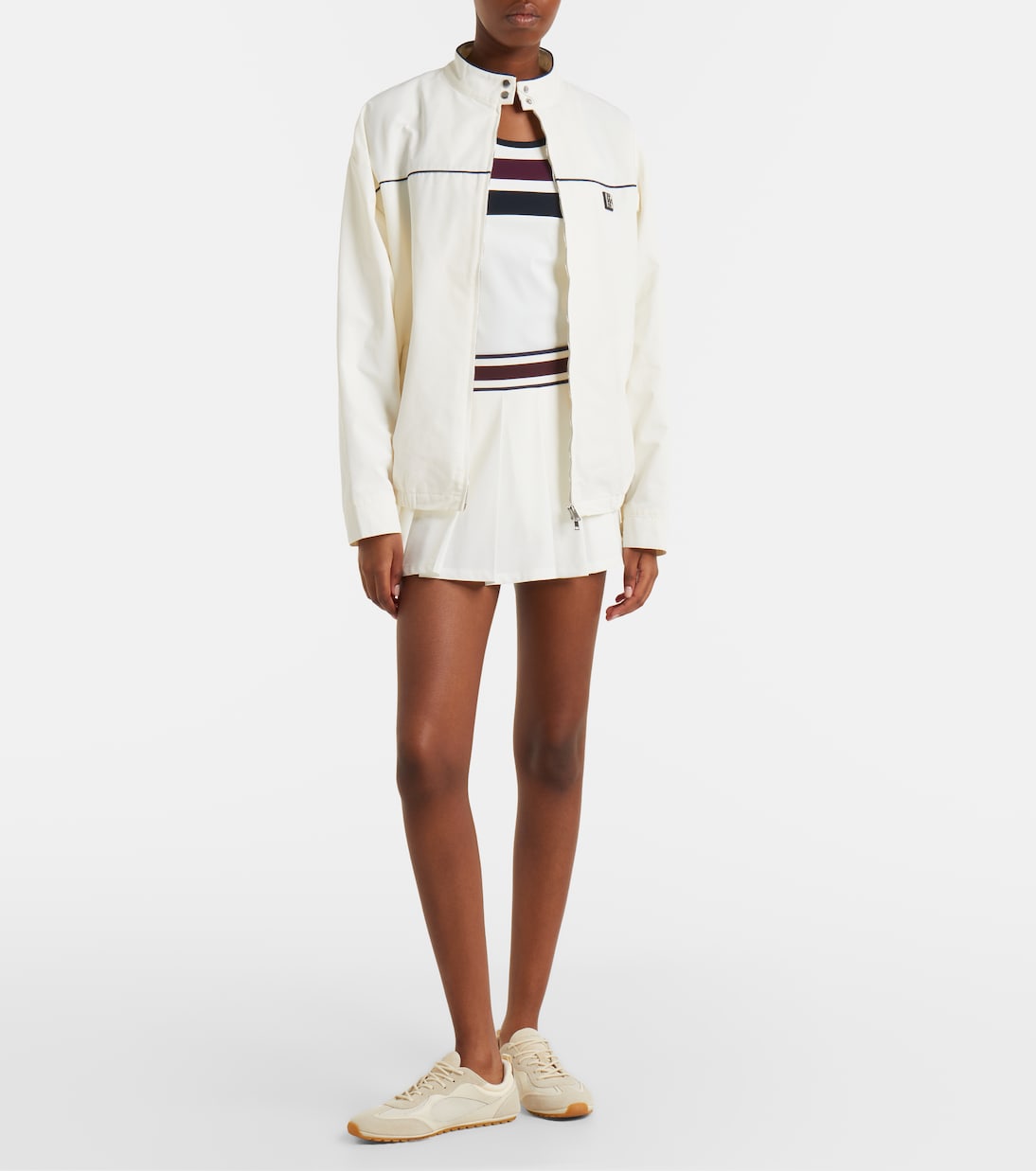 Oversized tennis jacket | Tory Burch