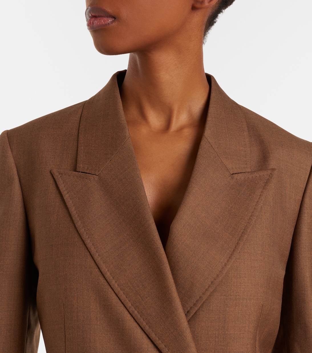 Blazer cruzado Angela en lana y seda | Gabriela Hearst