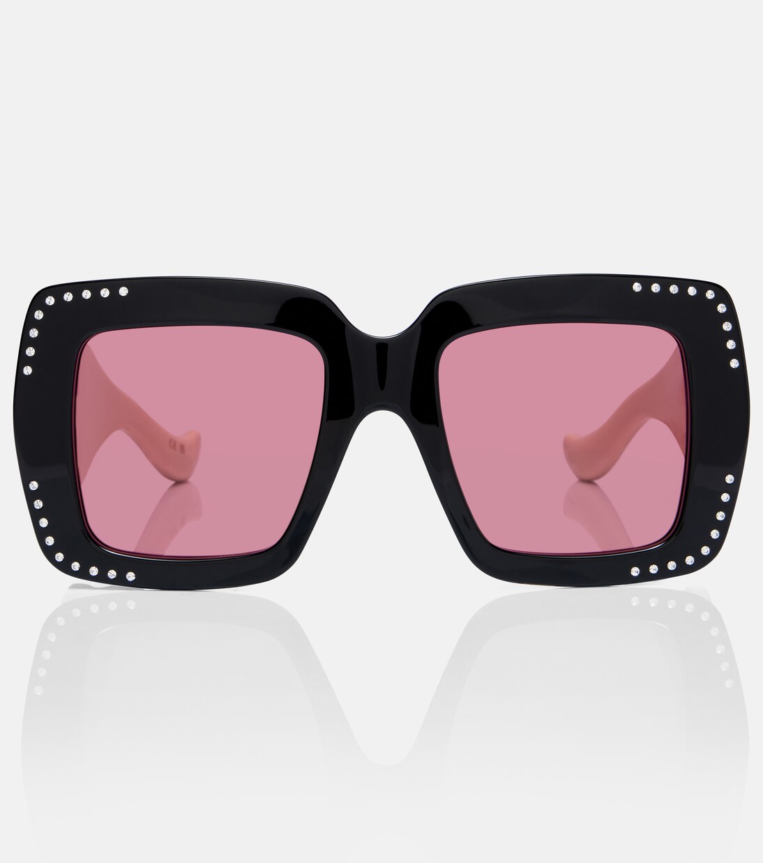 Gafas de sol cuadradas oversized Viva Superstar adornadas | Valentino
