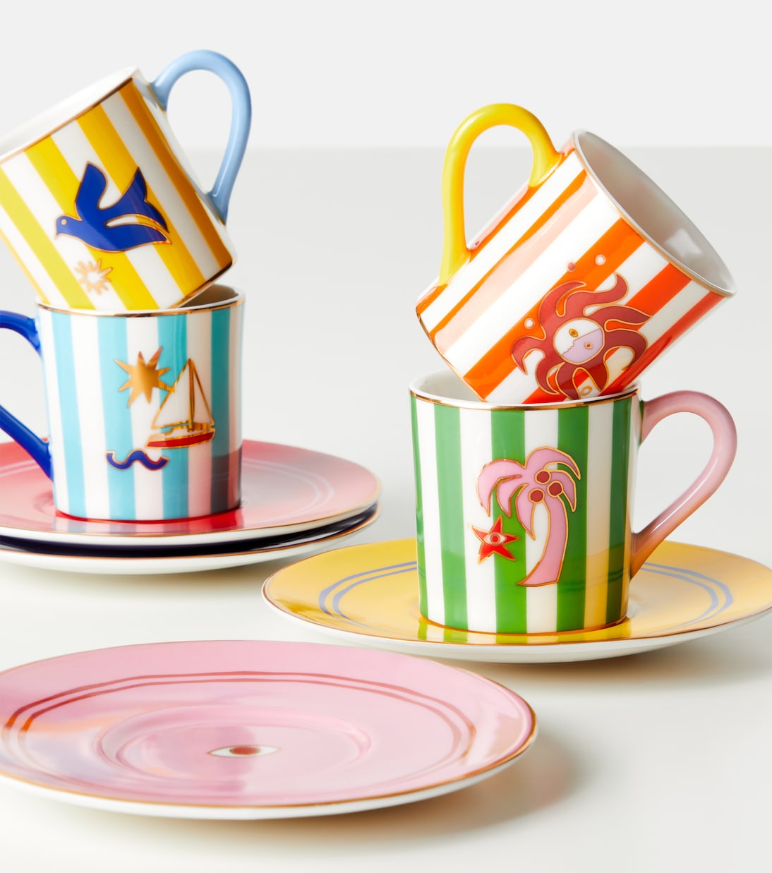 Playa set of 4 porcelain espresso cups | Jonathan Adler