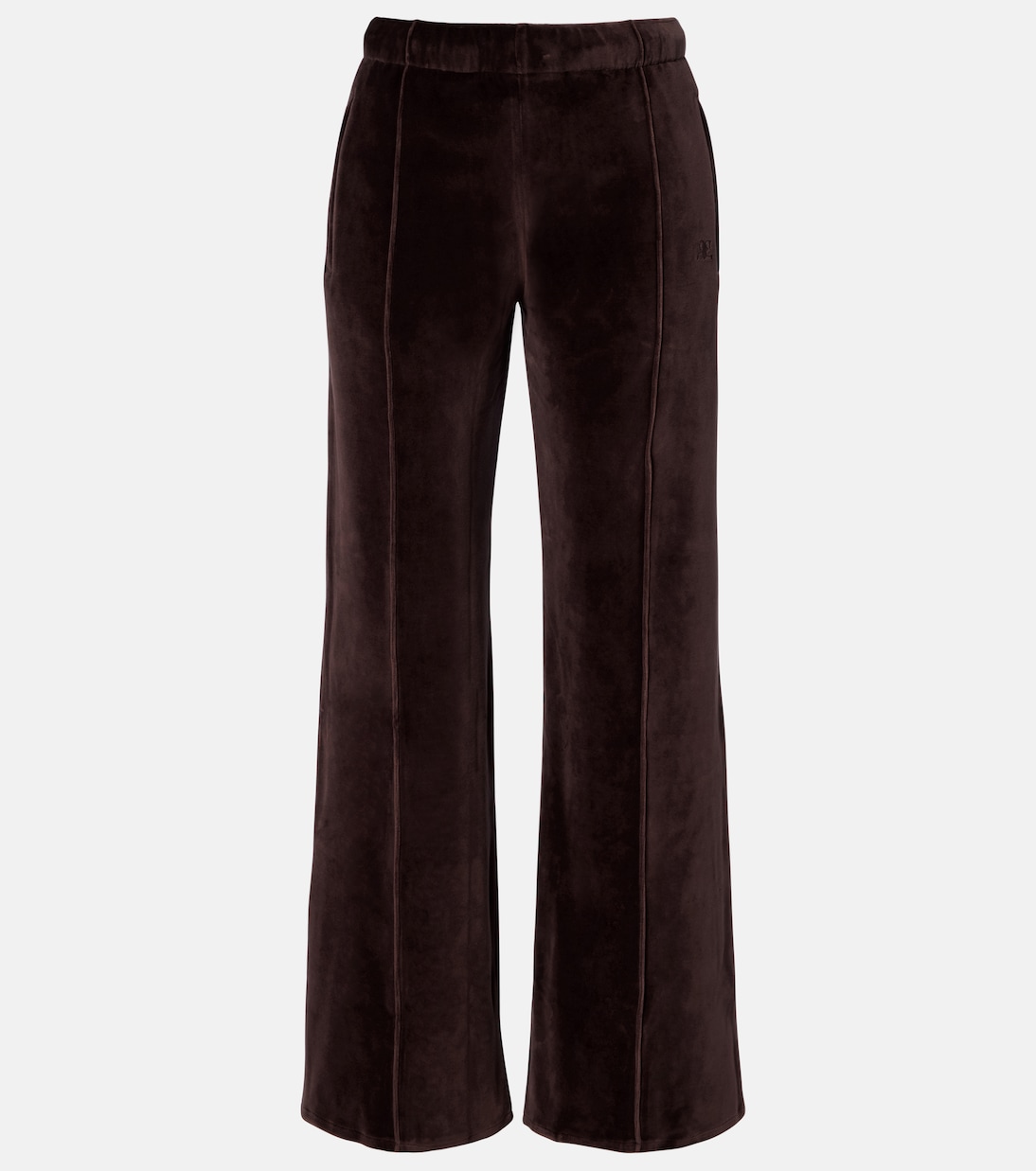 Cotton-blend velvet sweatpants | Courrèges