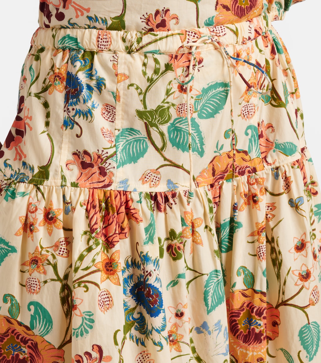 Theodora floral cotton midi skirt | Ulla Johnson