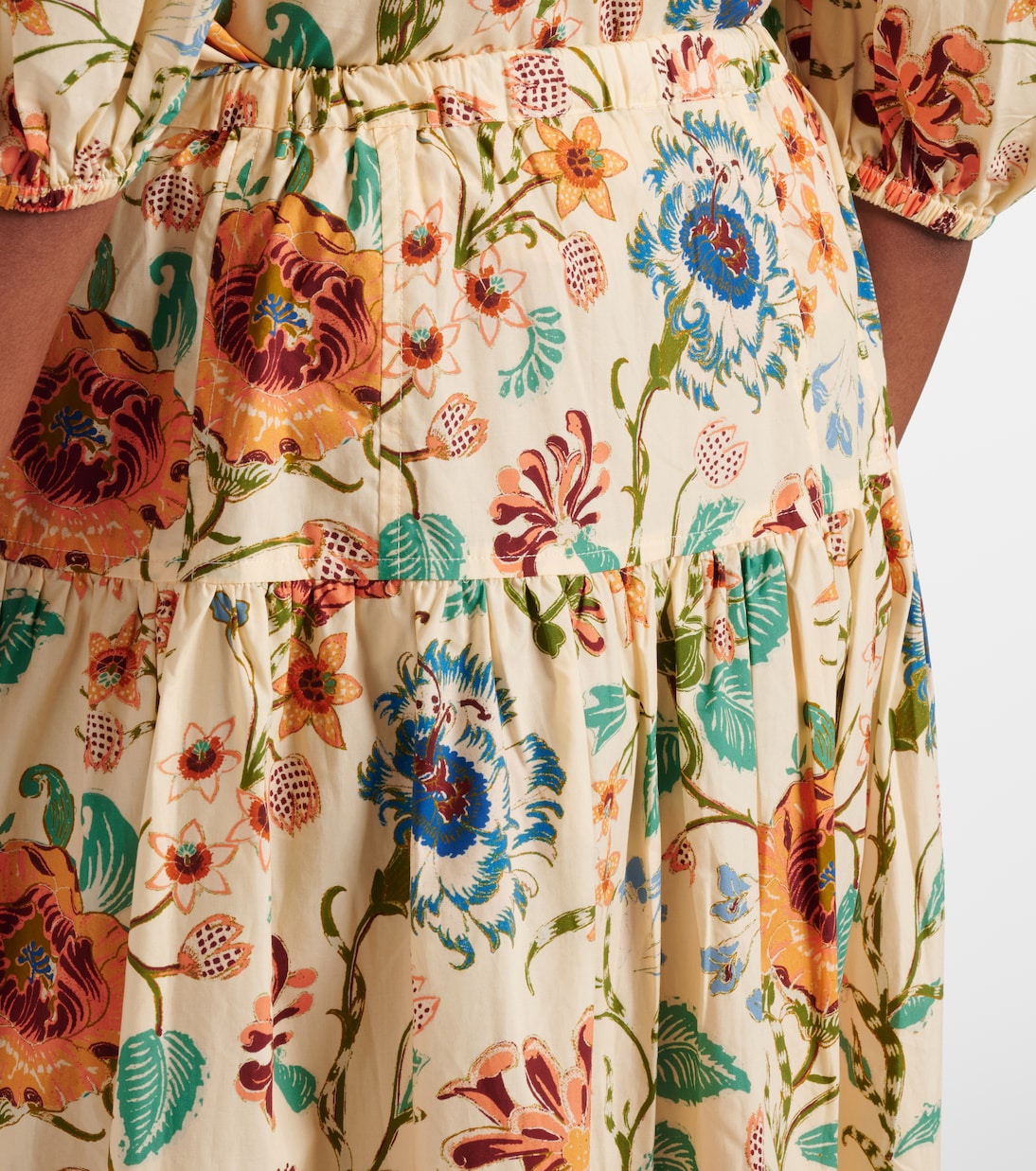 Theodora floral cotton midi skirt | Ulla Johnson
