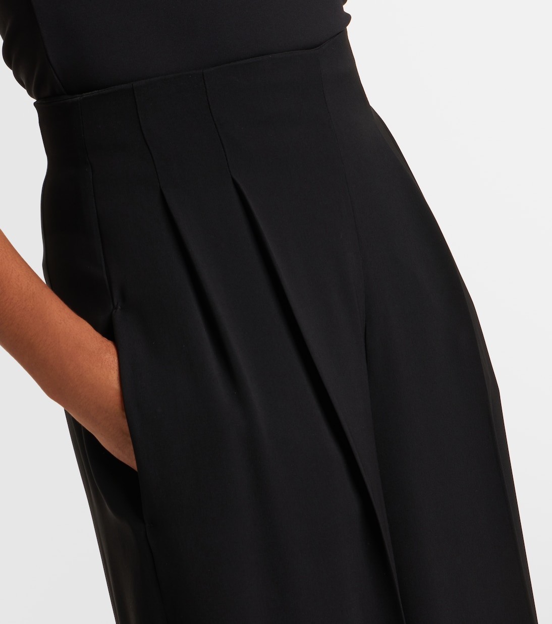 بنطلون من الكادي بأرجل واسعة Elegante | Max Mara