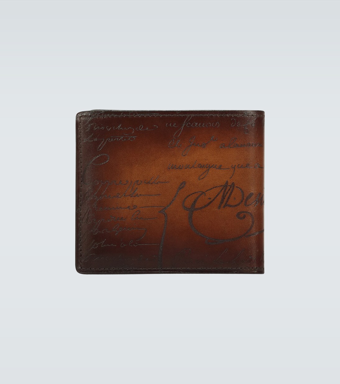 Makore Scritto leather card holder | Berluti