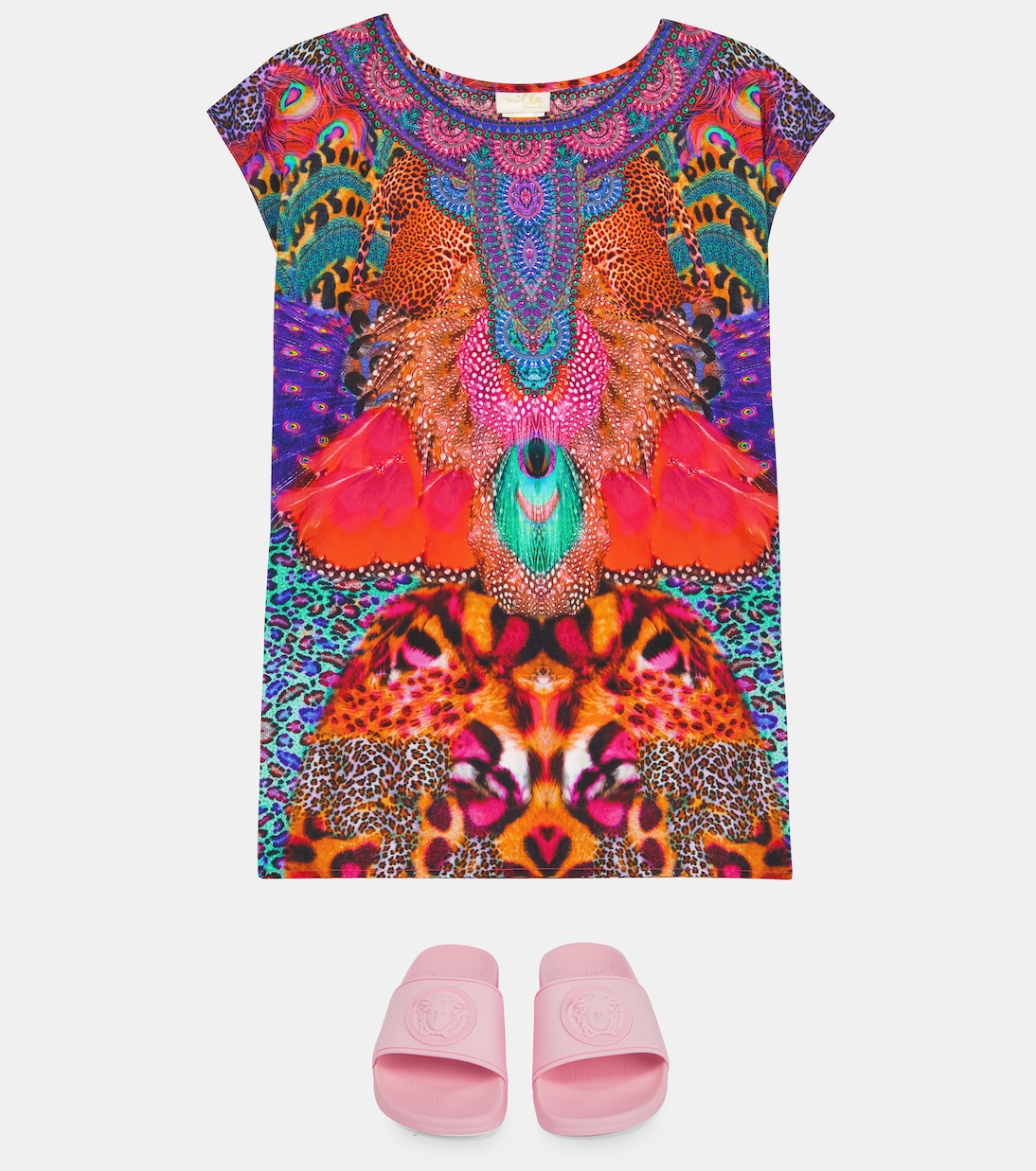 Cafetan Xanadu Rising imprimé en coton | Camilla Kids