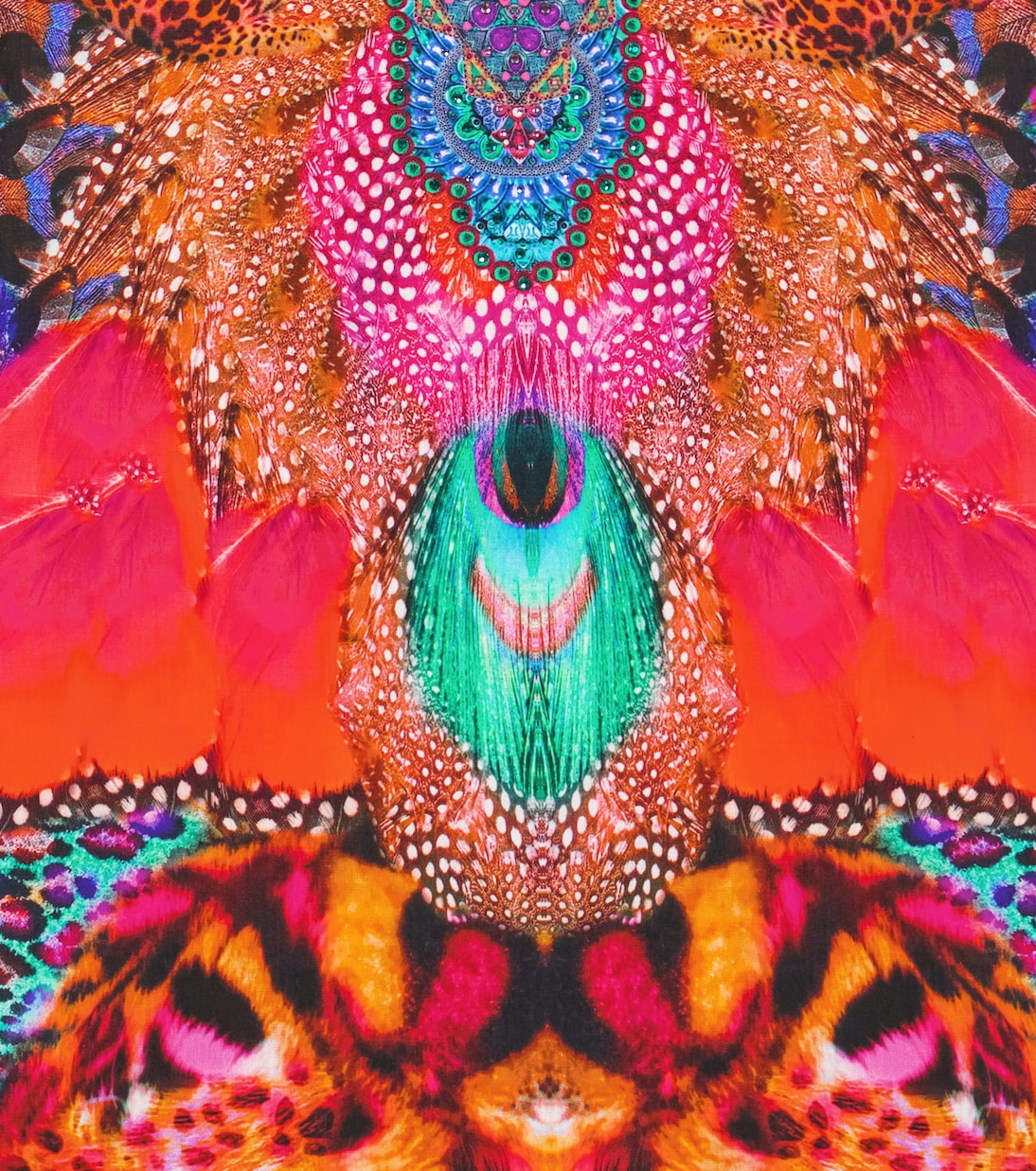 Cafetan Xanadu Rising imprimé en coton | Camilla Kids