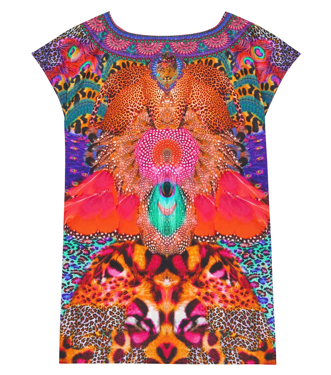 Cafetan Xanadu Rising imprimé en coton | Camilla Kids