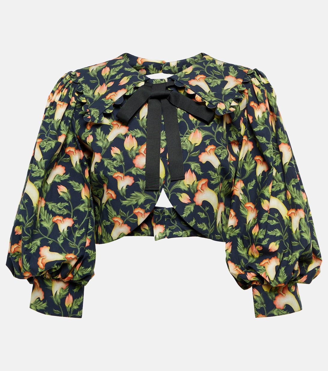 Cropped-Top Granate aus Baumwolle | Agua by Agua Bendita