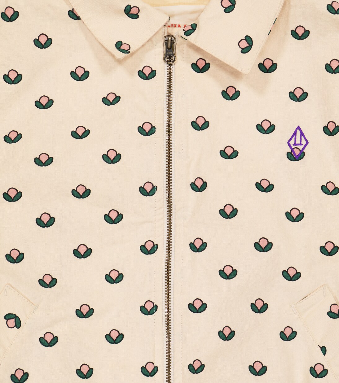 Falcon printed cotton jacket | The Animals Observatory