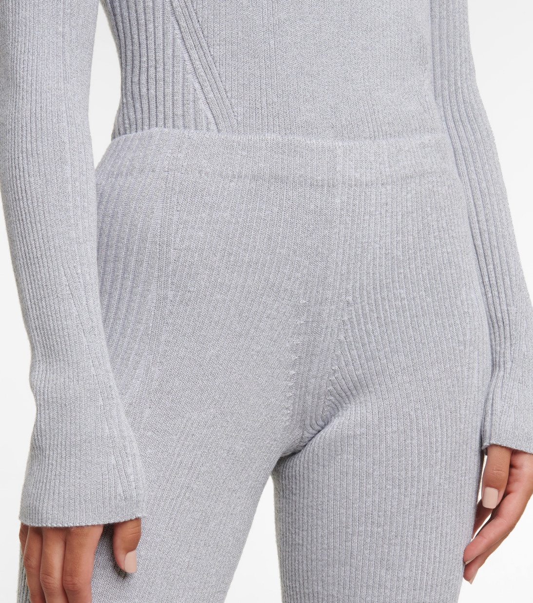 Mid-Rise-Schlaghose aus Rippstrick | Dion Lee