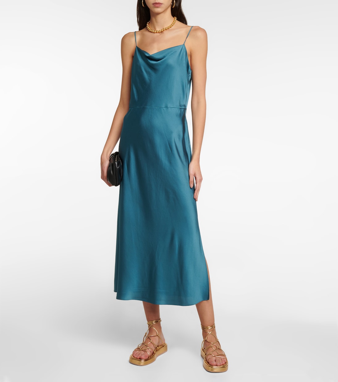 Abito sottoveste in raso | Vince