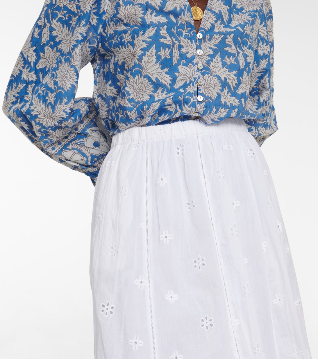 Midikleid Wynne aus Baumwolle | Velvet