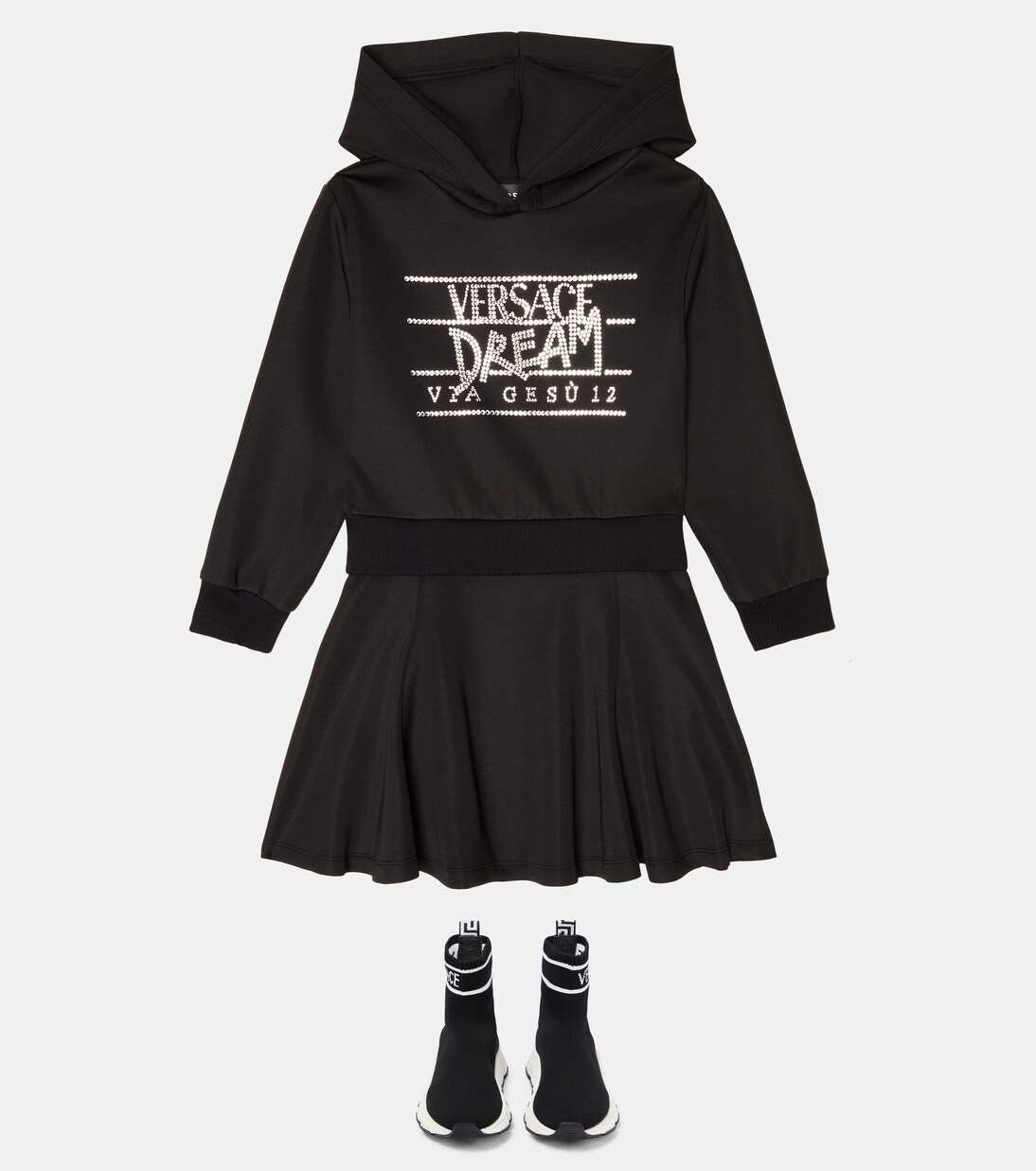 Robe à capuche | Versace Kids