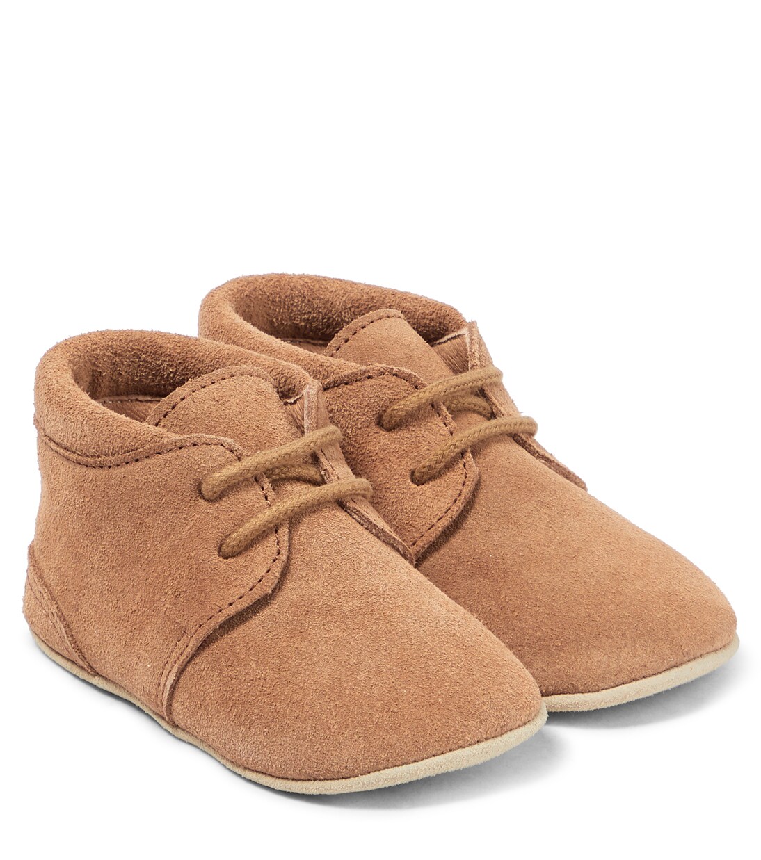 Baby suede lace-up shoes | Petit Nord