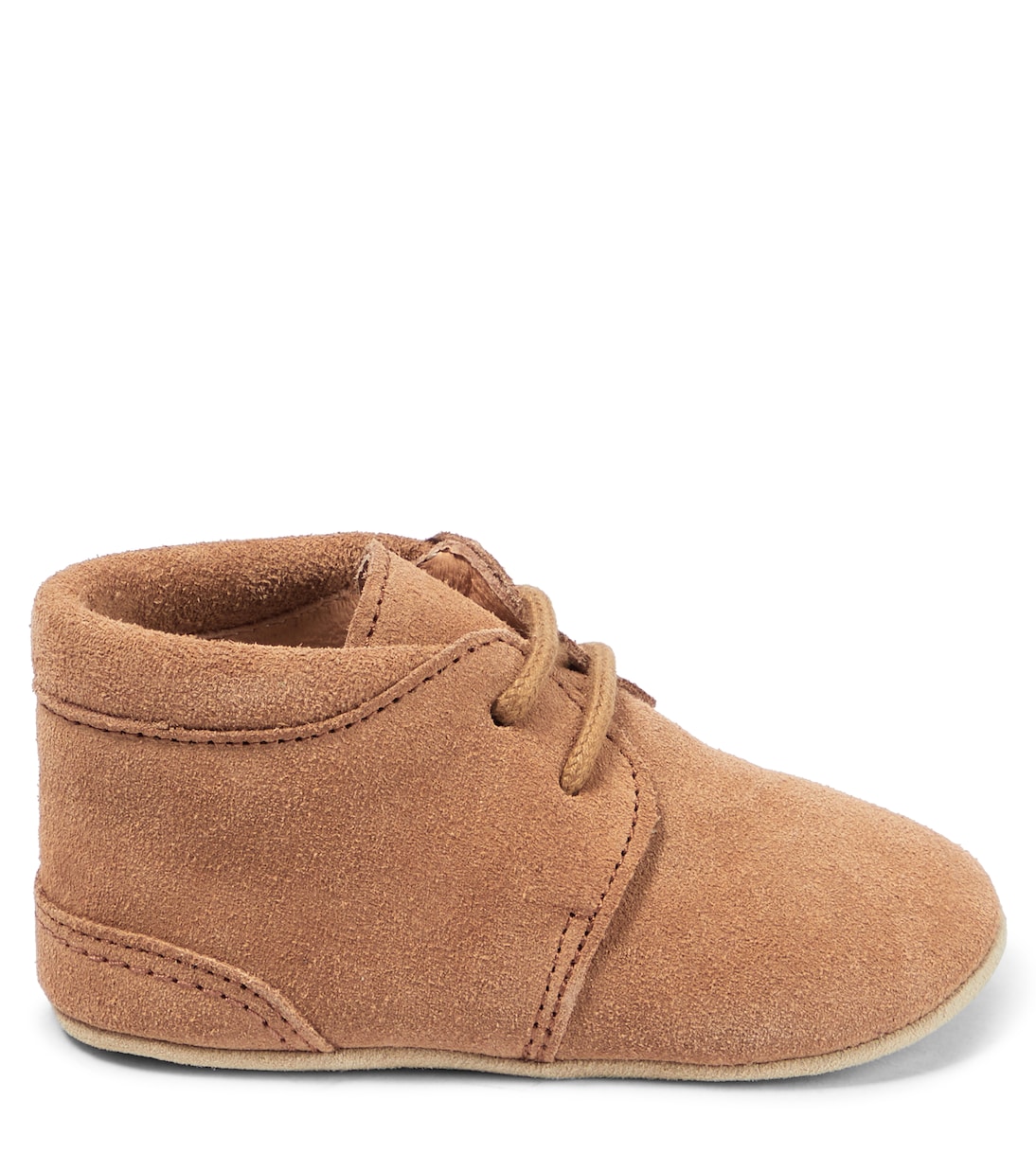 Baby suede lace-up shoes | Petit Nord
