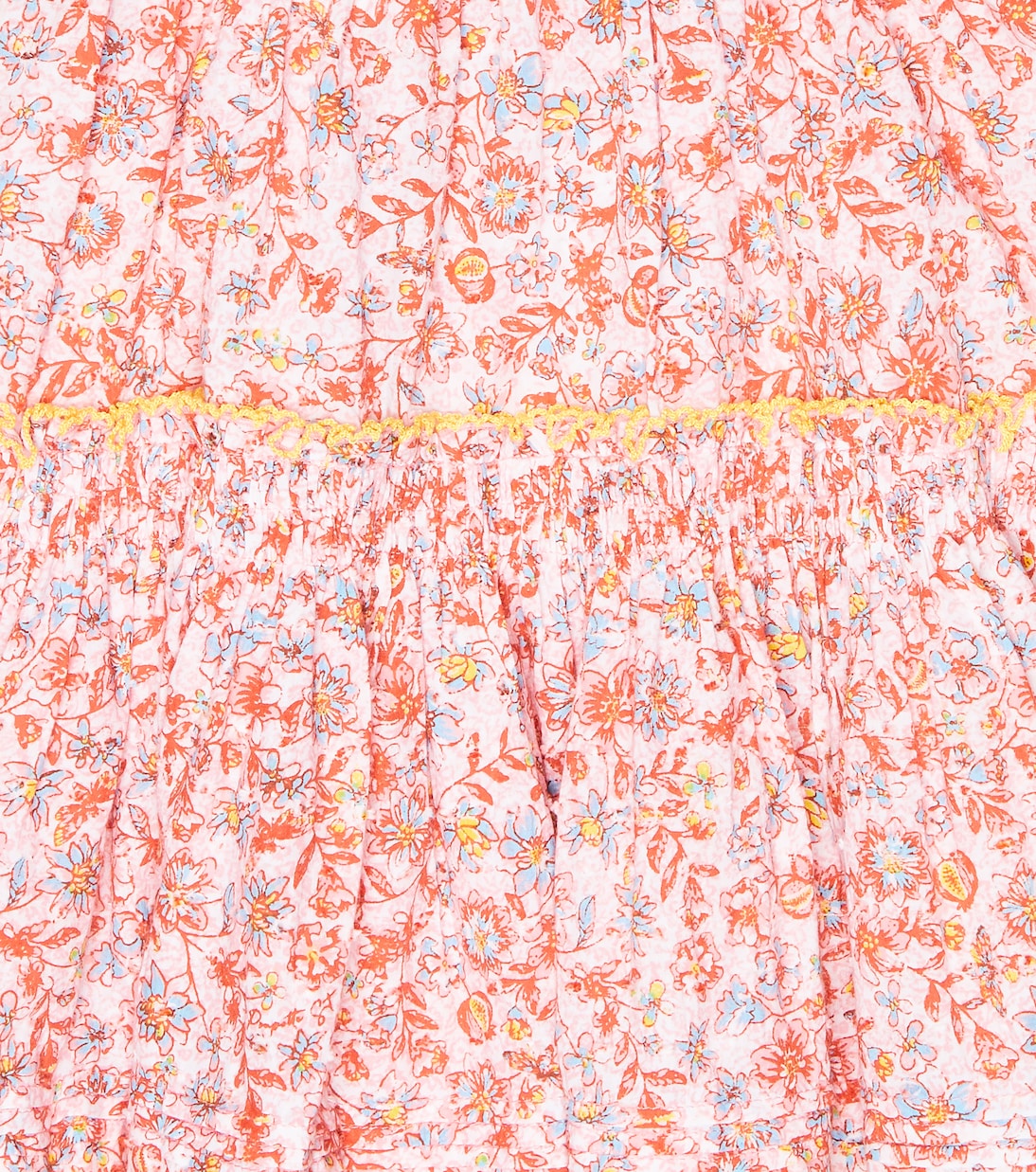 Aurora floral cotton dress | Poupette St Barth Kids