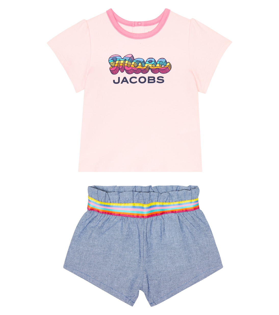 Baby cotton T-shirt and shorts set | Marc Jacobs Kids