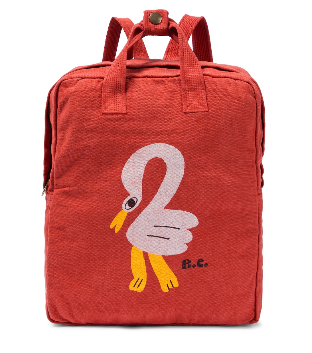 Flamingo print cotton backpack | Bobo Choses