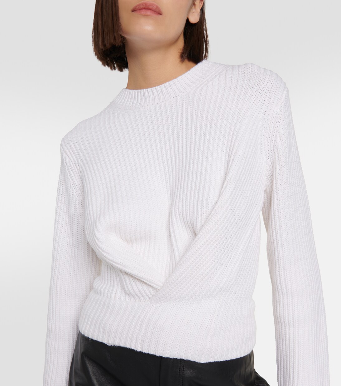 Pull White Label en coton et cachemire | Proenza Schouler