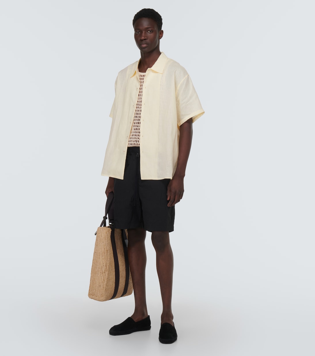 Oversized linen shirt | Commas