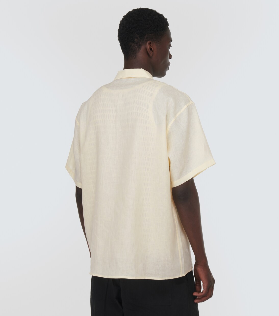 Oversized linen shirt | Commas