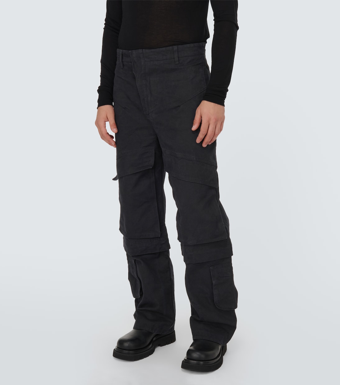 Hard cotton canvas cargo pants | Entire Studios