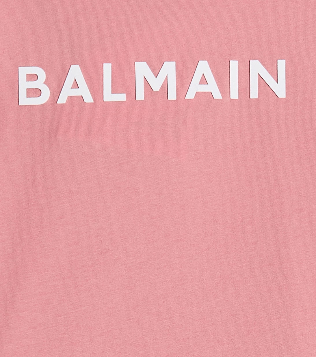 Logo cotton jersey T-shirt | Balmain Kids