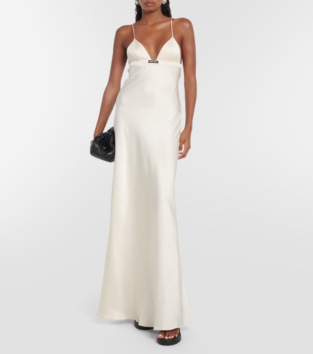 Robe aus Satin | Miu Miu