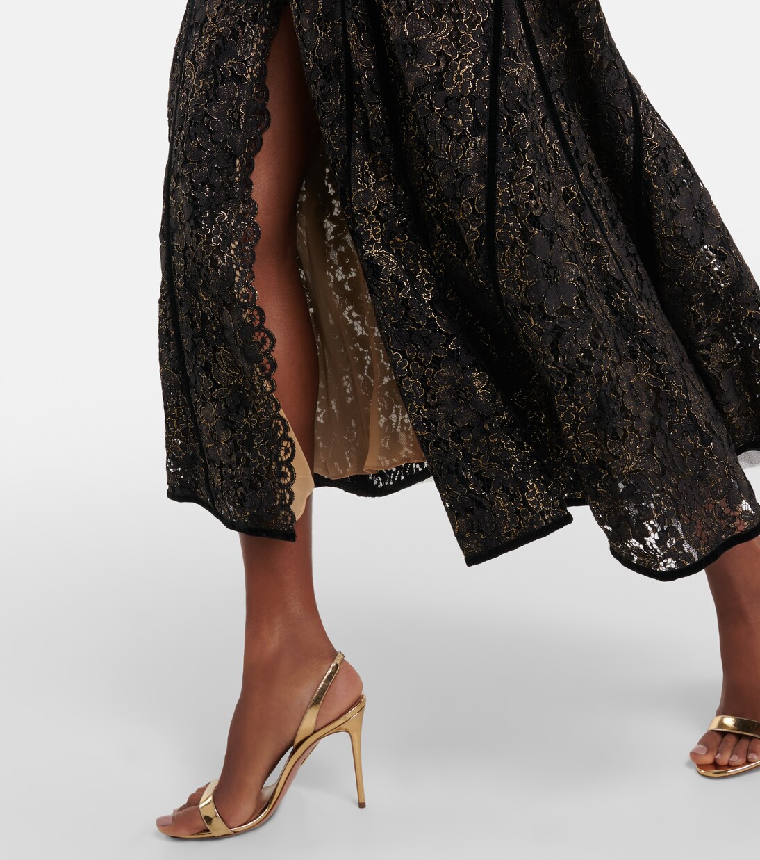 Robe midi Castora en dentelle | Costarellos