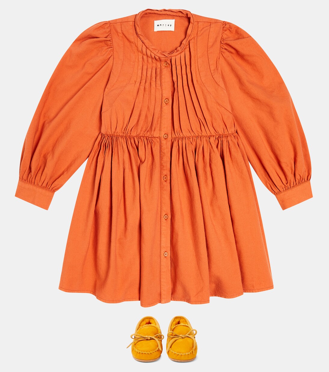 Trudy pleated cotton dress | Morley