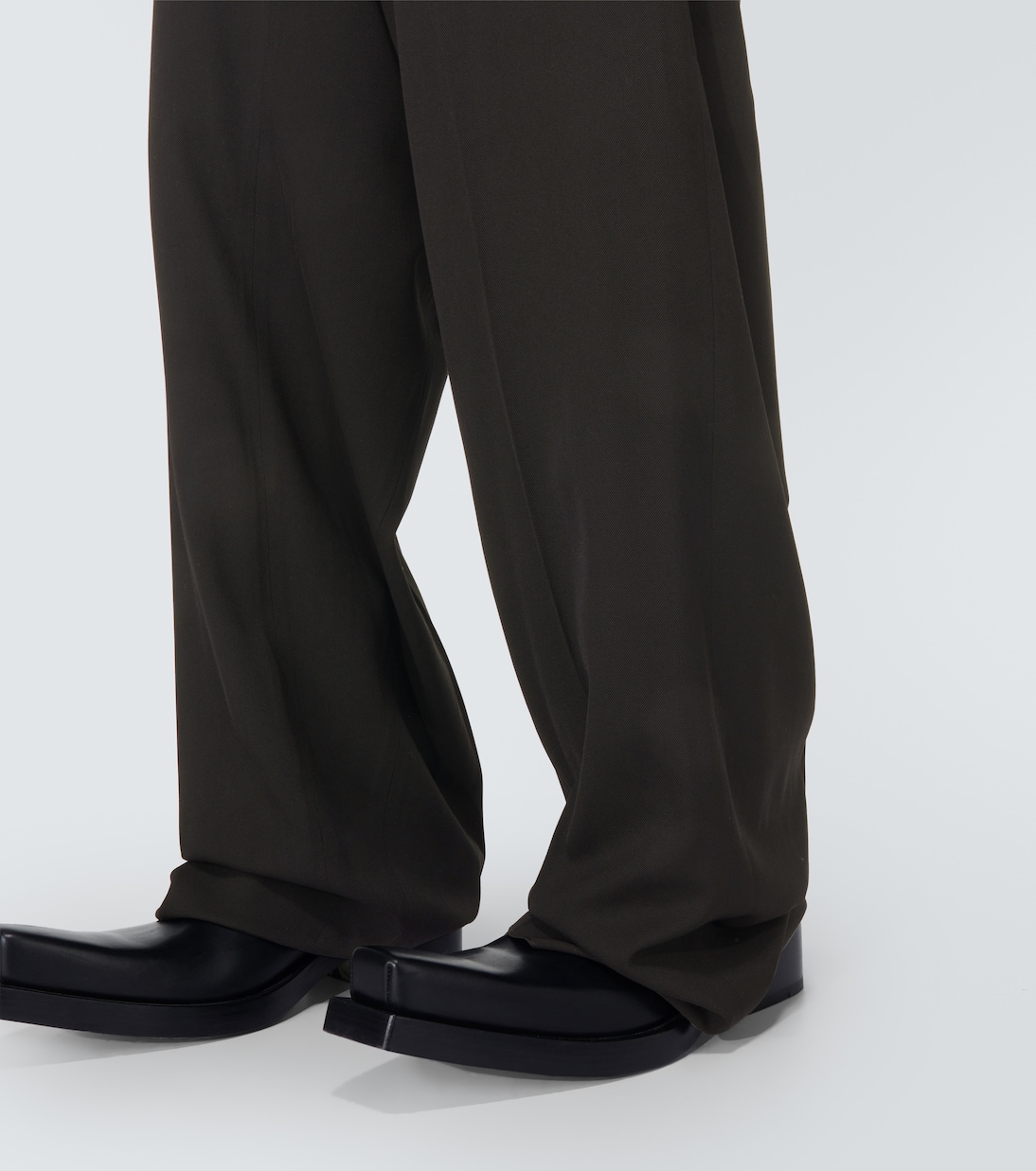 Skater tailored wool-blend wide-leg pants | Balenciaga