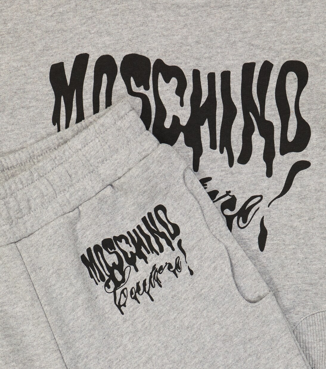 Cotton jersey sweatshirt and sweatpants set | Moschino Kids