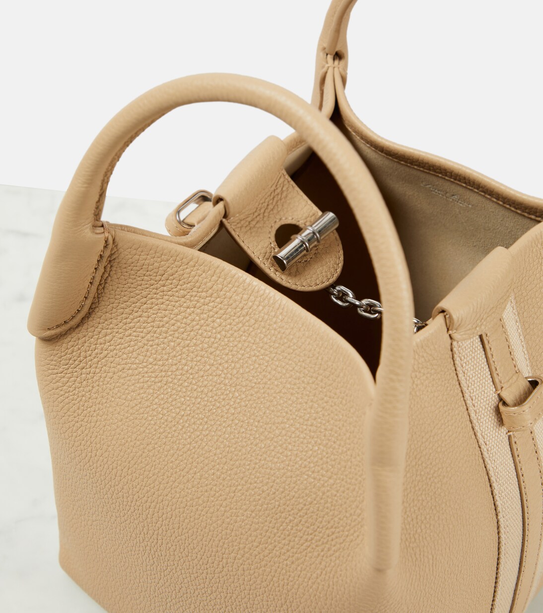 Tote Bag Bale Small aus Leder | Loro Piana