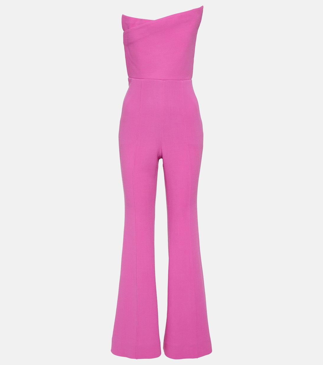 Asymmetric wool jumpsuit | Roland Mouret