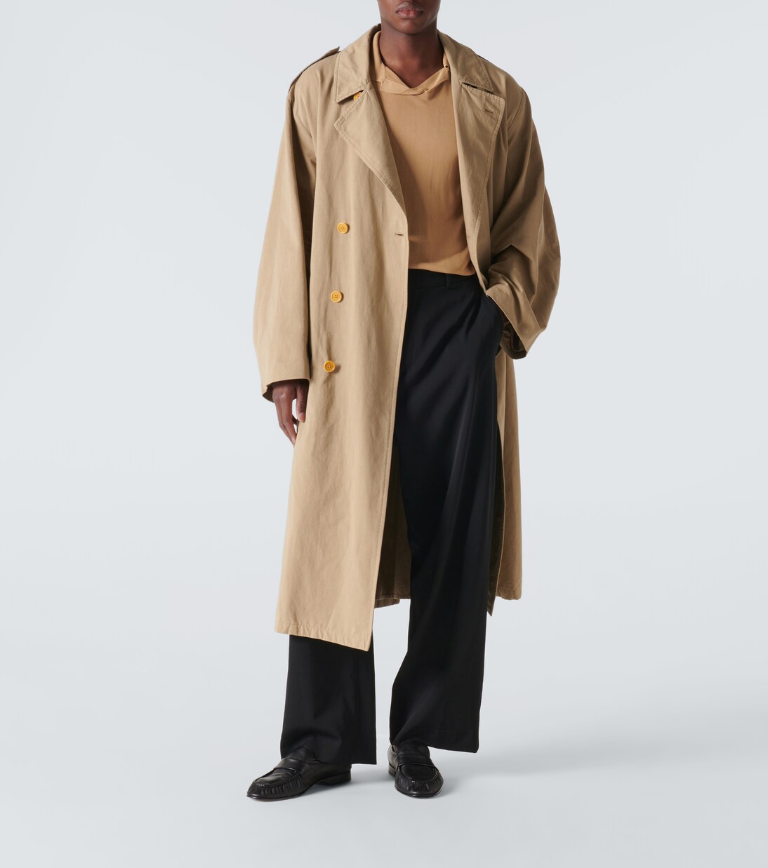Weite Hose Baylor aus Wolle | The Row
