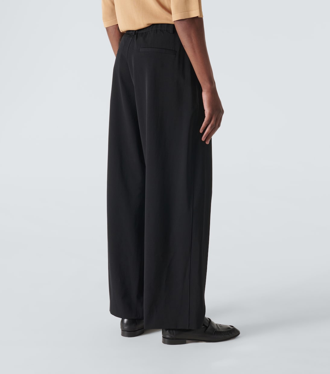 Weite Hose Baylor aus Wolle | The Row