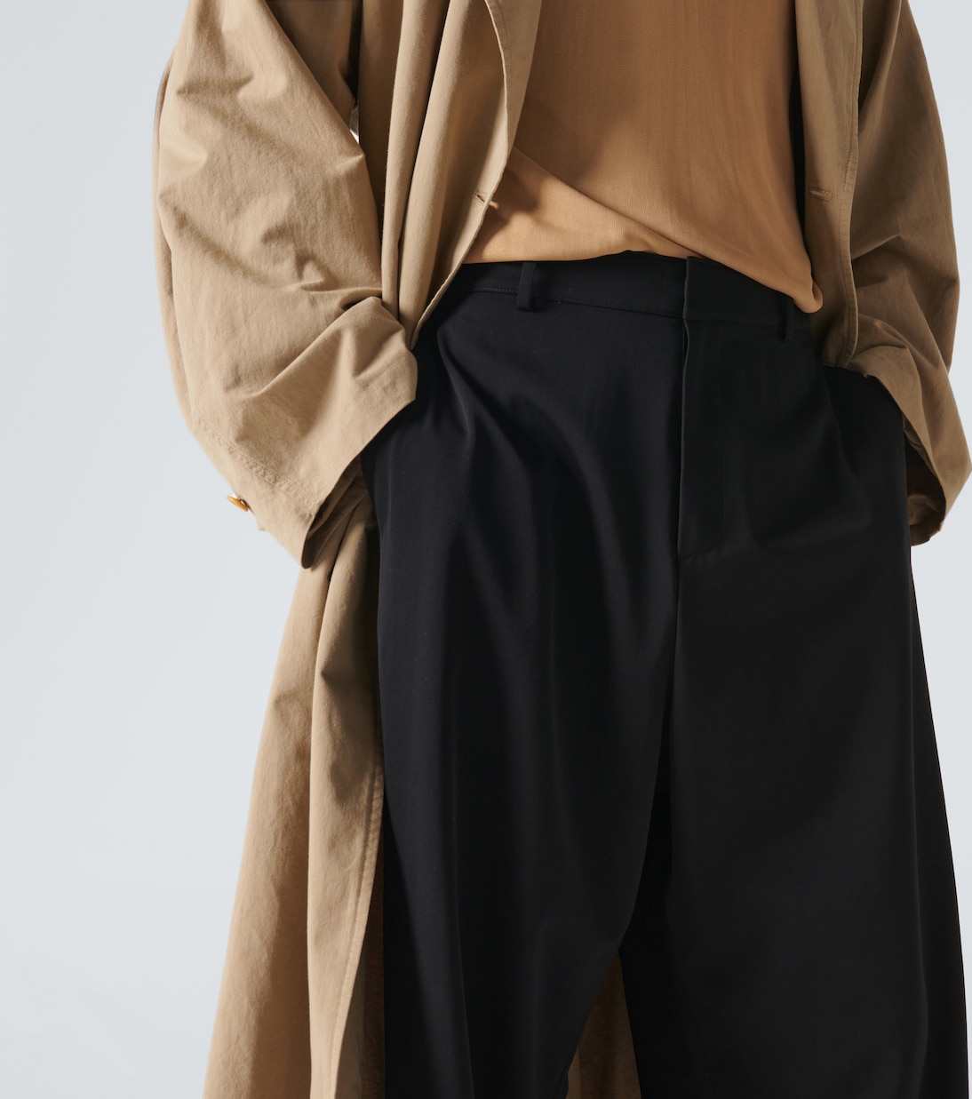 Weite Hose Baylor aus Wolle | The Row