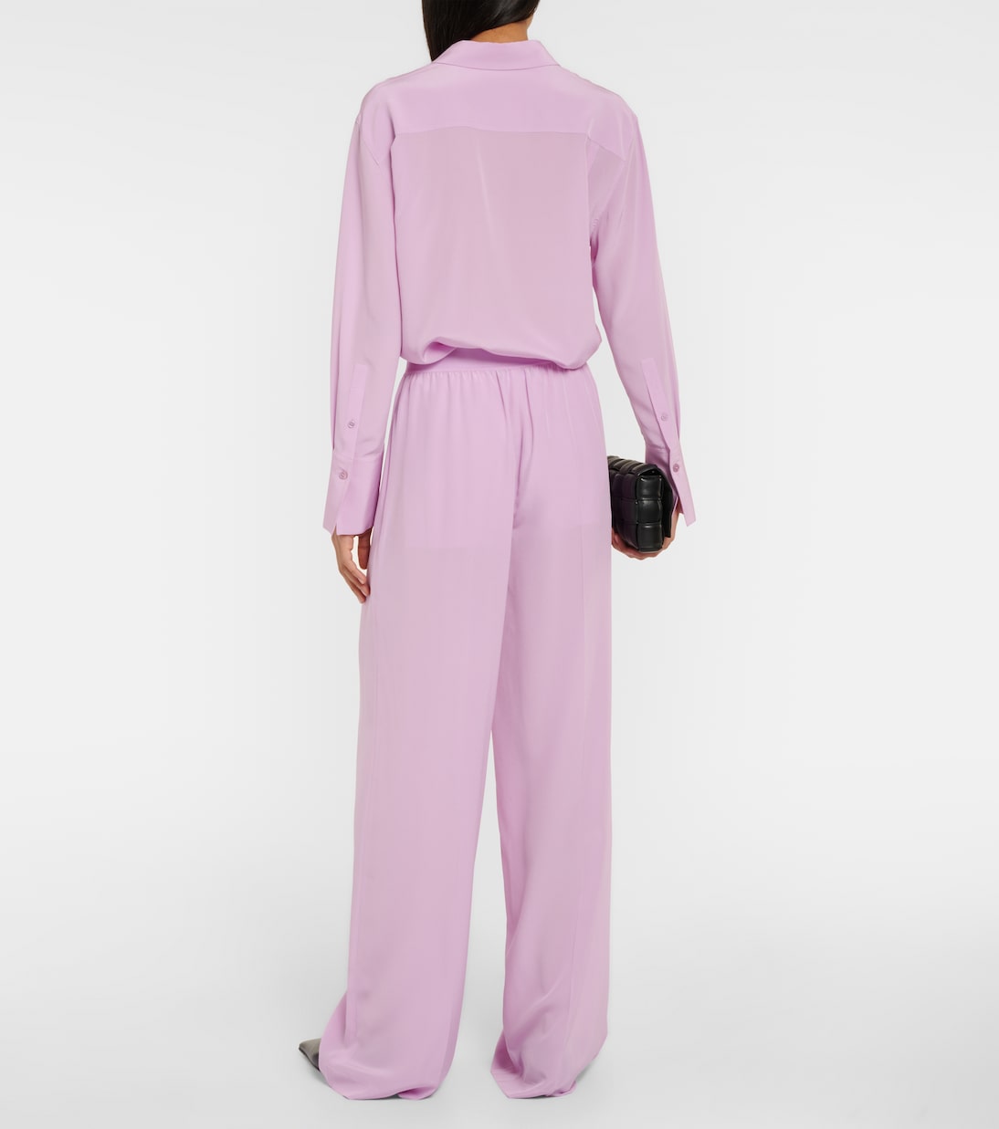 Weite Hose Hulin aus Seiden-Crêpe | Joseph