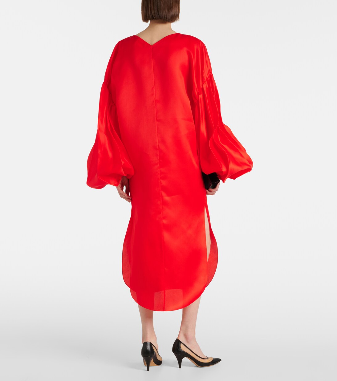 Robe longue Zelma en soie | Khaite