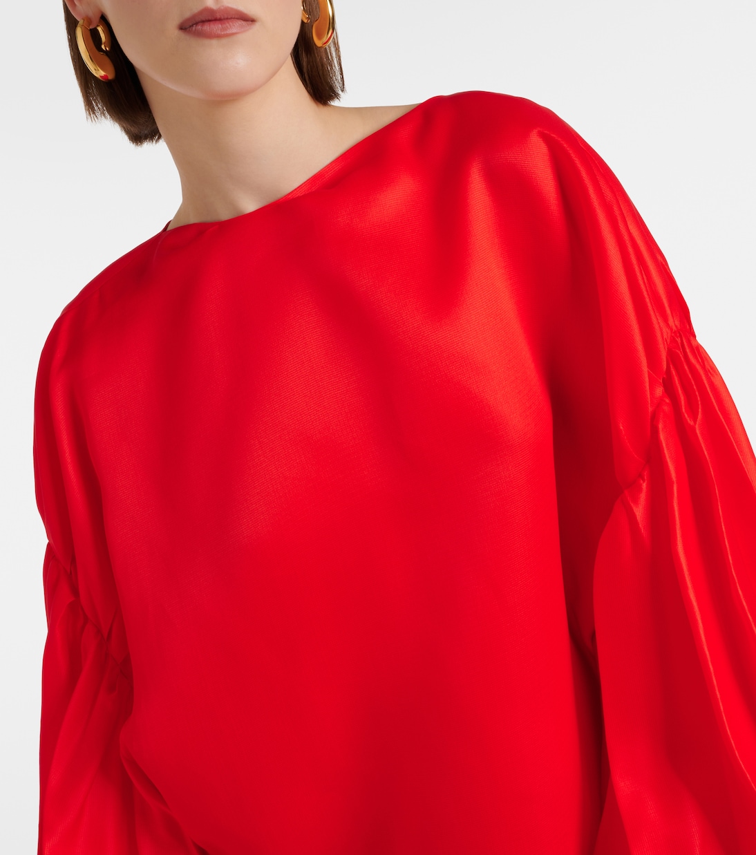 Robe longue Zelma en soie | Khaite